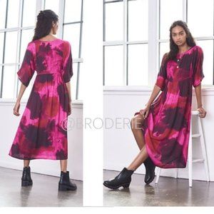 Anthropologie Lysandra Tie-Dye Maxi Dress